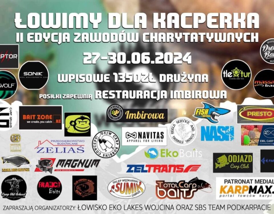 Karpiowe zawody charytatywne Łowimy dla Kacperka