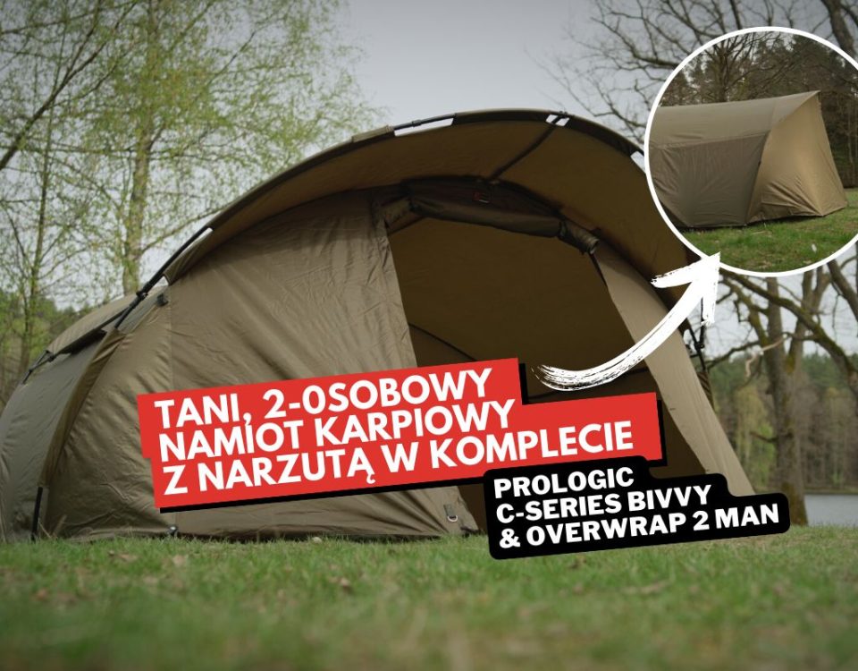 Namiot karpiowy z narzutą - Prologic C-Series Bivvy & Overwrap 2 Man