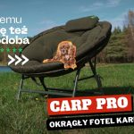 Okrągły fotel karpiowy